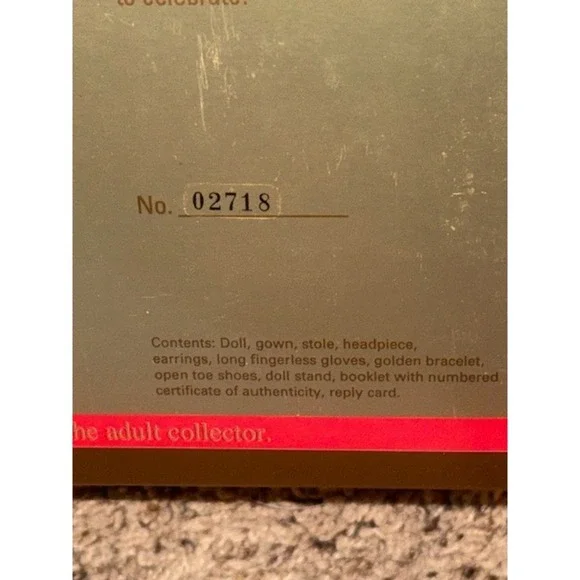 Mattel Barbie 50th Golden Anniversary Edition Doll 1945 1995 Limited Edition - Picture 12 of 14